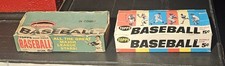 💥 Rare 1962 1966 Topps Baseball 5 Cent Wax Pack Box Nice Boxes Mickey Mantle 🔥 picture