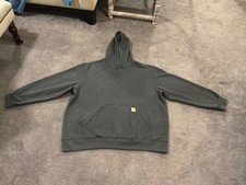 Carhartt Rain Defender Hoodie 3XL Loose Fit Gray Heavyweight Pullover Men’s picture
