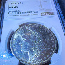 1883-O $1 Morgan Silver Dollar NGC MS63 Business Strike 90% Silver picture