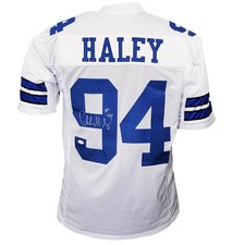 Charles Haley Signed Dallas White Football Jersey (JSA) picture
