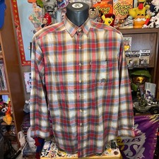 Roughstock 90s Vintage Western Plaid Button Up Size M picture