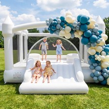 15ftx12ft Commercial Inflatable Bounce House Large White Jumping Bouncy w/Blower picture