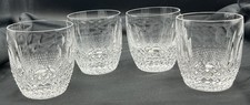  Waterford Colleen crystal set of 4 Single Old Fashioned Glasses 3.5