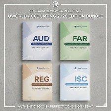UWorld 2026 CPA Exam Review Books (4),  USA picture
