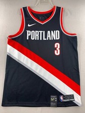 CJ McCollum Portland Trail Blazers Nike Icon Edition Swingman Jersey Men's NBA picture