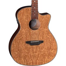 Luna Gypsy Grand Concert Acoustic-Electric Guitar, Eucalyptus Top picture