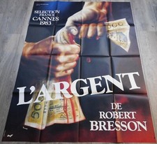 L'Argent French Movie Poster Original 47/63 1983 Robert Bresson Cannes picture