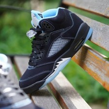 2026 Jordan 5 “Black University Blue”High Top Retro Basketball Shoes picture