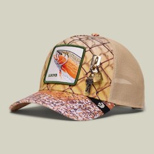 Goorin Friday Trucker Hat SMEAR CAMPAIGN Locks Salmon Bagel New NWT Cap SOLD OUT picture