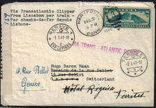WWII 1940 Bermuda Censor Cover w/ Edited 159 in Black Ink on Tape Form 149 RARE picture