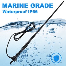 Boat Waterproof FM AM Radio Antenna Marine Flexible Rubber Mast Aerial for Yacht picture