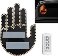 LED Hand Gesture Light for Car, 3 In1 Car Sign Finger Light with Remote Control, picture
