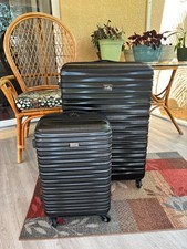 NEW Samsonite Uptempo Lux 2-Pc. Hardside Luggage Set Color: Black picture