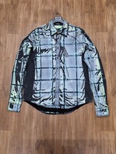 Diesel Leather Hand Paint  Shirt For Men Size L picture