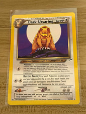Pokemon TCG Dark Ursaring 21/105 Neo Destiny Rare Regular 60 HP picture
