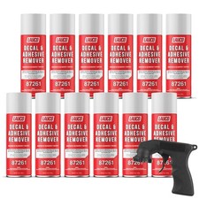 LAUCO Decal & Adhesive Remover–13oz Aerosol Spray–Removes Stickers, Tar, 12 Pack picture