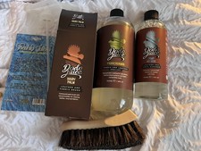 Dodo Juice Leather Pimp My Hide Cleaner 500ml Spray & Brush+1000ml Fabricadabra  picture
