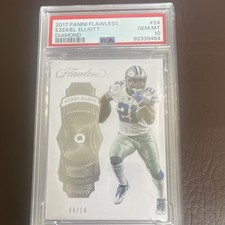 Panini 2017 Flawless Ezekiel Elliott #24 Diamond /10 Dallas Cowboys NFL picture