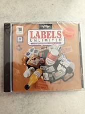 Labels Unlimited, a vintage label-making computer program published by SoftKey picture