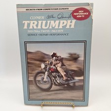 Clymer TRIUMPH 500-750cc Twins - 1963-1979 - Service/Repair Manual - M382 picture