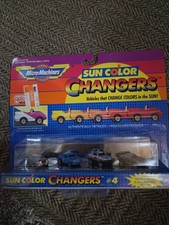 Galoob Micro Machines Sun Color Changers #4 Diecast Car Set Unopened Box picture