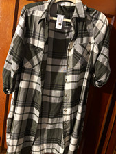Maurice’s Women’s Plaid Shacket Long Perfect For Fall Size Medium picture
