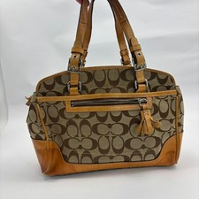Coach Signature C Handbag No J04M-6828 Brown Tan picture