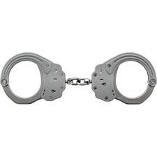 ASP 56100 Sentry Handcuffs Chain-Linked Stainless Steel Restraints & Key - picture