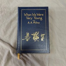 WHEN WE WERE VERY YOUNG By A.A. Milne 1985 Collector's Edition Easton Press picture