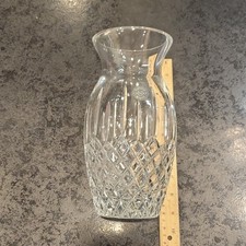 Vintage Lenox Crystal Vase 9” Mystic Pattern with sticker  picture