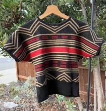 Pendleton The Portland Collection Shirt Womens S Wool Aztec Navajo Tribal Print picture
