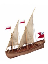 Double Boat 1/72 Wooden Ship Model Kit Static Naval Vessel Master Korabel picture