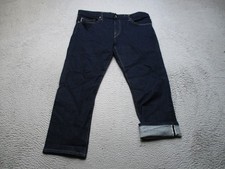 Hiroshi Kato Jeans Mens 38 Blue Dark Wash Straight Regular Selvedge Denim picture