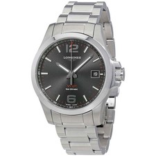 Longines Conquest V.H.P. Perpetual Black Dial Men's Watch L3.716.4.56.6 picture