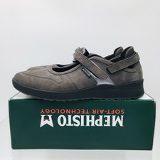 MEPHISTO Rejine Mary Jane Comfort Shoe Size 10 Black Bucksoft Magic Leather picture