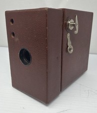 Kodak Eastman No 2A Model C Brown Brownie Box Camera Uses 116 Film Untested picture