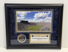 Notre Dame 2012 Undefeated Season W/ Stadium Dirt Framed Steiner Sports picture