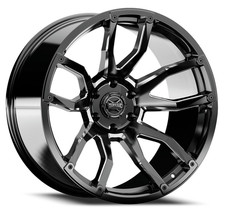 S&D  Torque Wheels Impact Gloss Black Milled 20x9  (8x180)  SET OF 4 picture