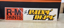 Antique R&M Paint Dept Sign picture