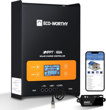 ECO-WORTHY 60A MPPT Solar Charge Controller with Bluetooth&Wifi, Max PV Input 15 picture