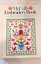 VINTAGEMcCall's Embroidery Book Bright Pict. McCall's Needlework & Crafts 1976 picture