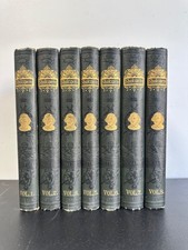 Knight’s Shakespeare Collier Antique 7 Volume Set 1880s Illustrated Works HC picture