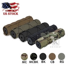 KRYDEX 7inch 18cm Suppressor Cover Tactical Protect Sleeve Wrap Airsoft Hunting picture