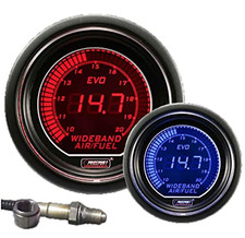 52mm EVO Air Fuel Ratio WIDEBAND Kit Red and Blue AFR picture