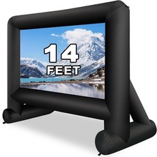Inflatable Projector Screen 14ft with Air Blower and Storage Bag, Easy Set up picture
