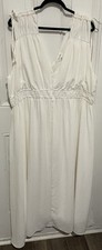 NWT Heyson White Sleeveless Goddess Maxi Dress Sz 3XL Beach Sorority  Summer picture