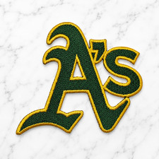 OAKLAND ATHLETICS A'S MLB EMBROIDERED IRON ON PATCH 2.75