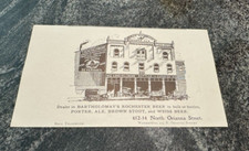 PRE-PRO BARTHOLOMAY'S ROCHESTER NY BEER PAPER ADVERTISMENT LOUIS HILLEMANN PHILA picture