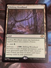 MTG Magic: The Gathering Modern Horizons 3 SHIFTING WOODLAND Rare Land MTG picture