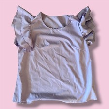 Lavender Ruffle Sleeve Blouse picture